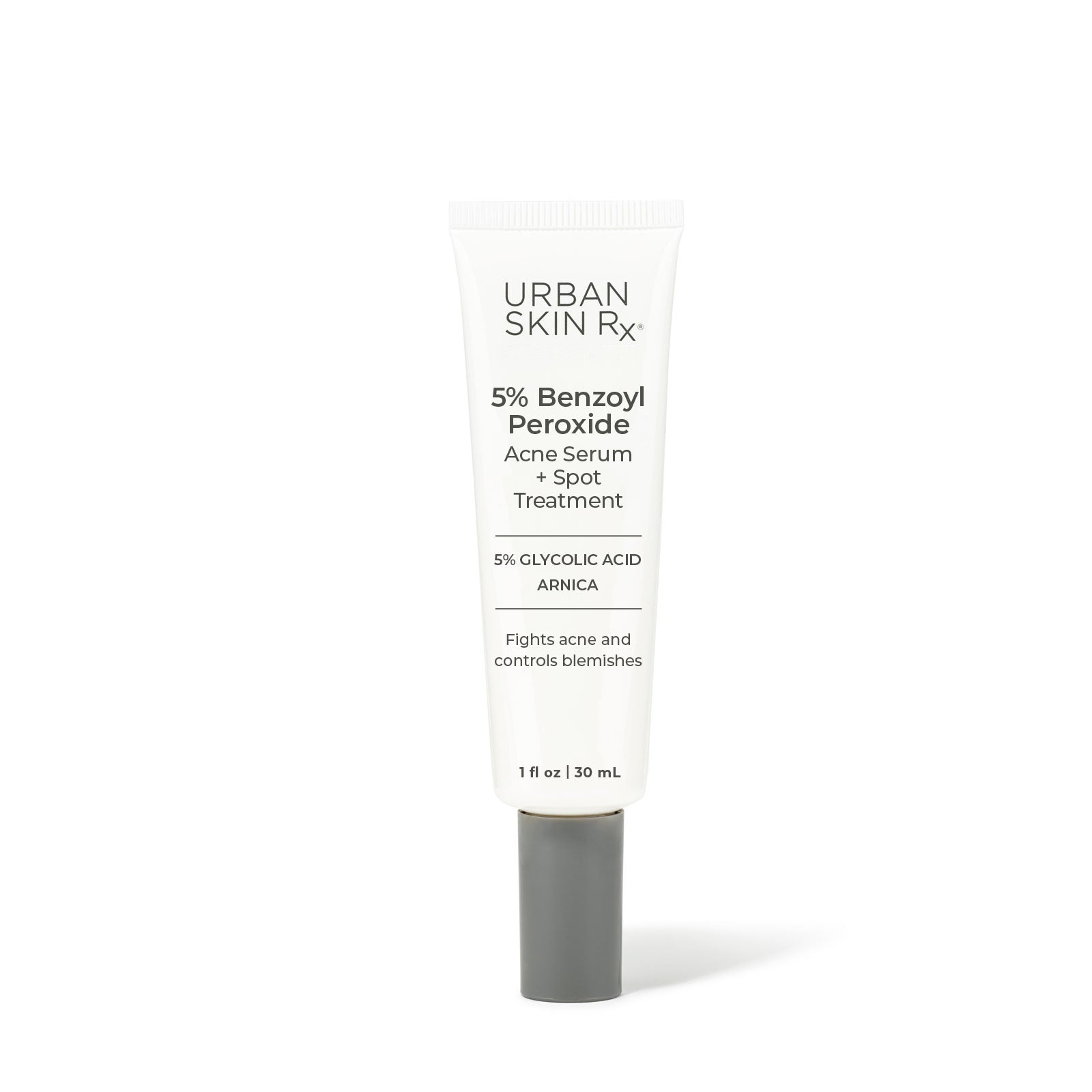 1 fluid ounce bottle of Urban Skin RX Acne Serum + Spot Treatment