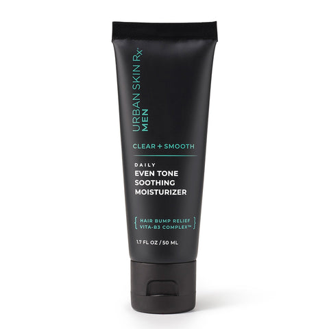 1.7 ounce Bottle of Urban Skin RX Even Tone Soothing Moisturizer against a white background