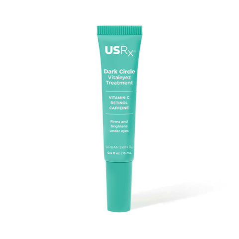 Tube of USRX Dark Circle Vitaleyez Treatment on a white background