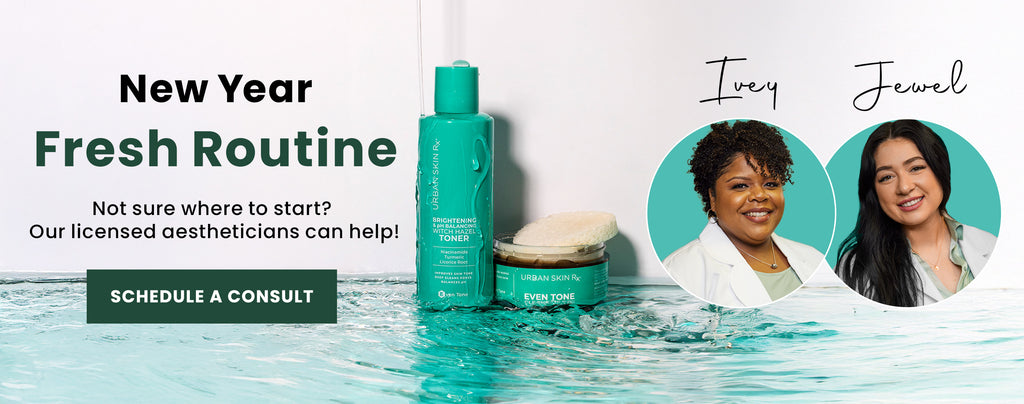 Schedule a consult with USRx's licensed aestheticians Ivey and Jewel