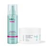 USRx Body Glow Duo including Clear and Even Tone Body Cleansing Bar and Glow Boost AHA Body Mist