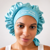 "Dream Pretty. Wake Radiant." Satin Bonnet