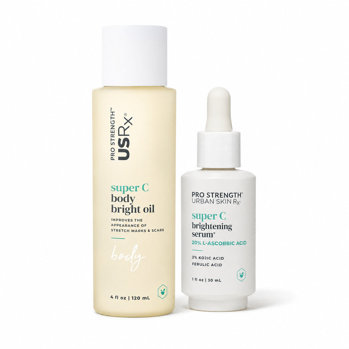 Super C Face + Body Brightening Duo