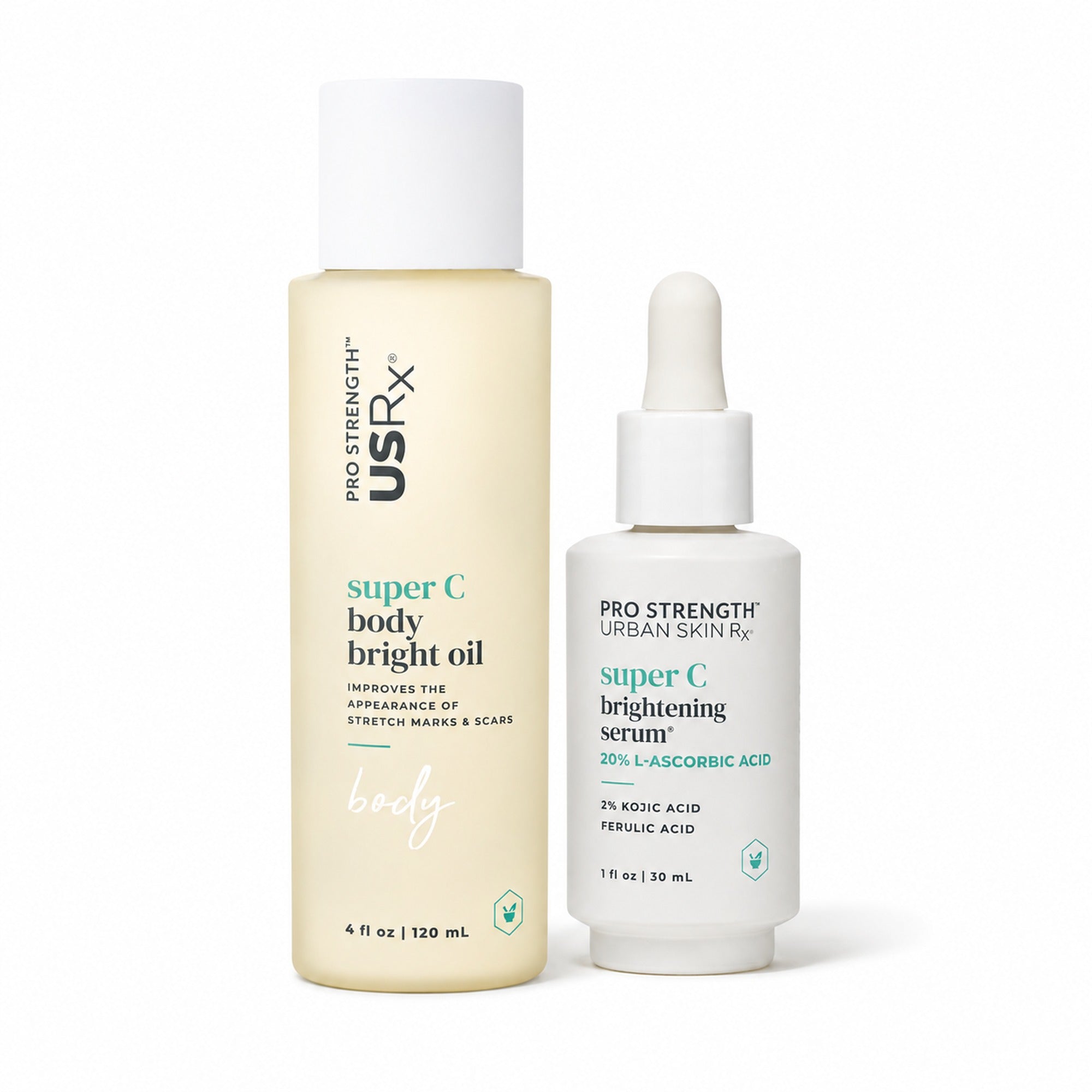 Super C Face + Body Brightening Duo
