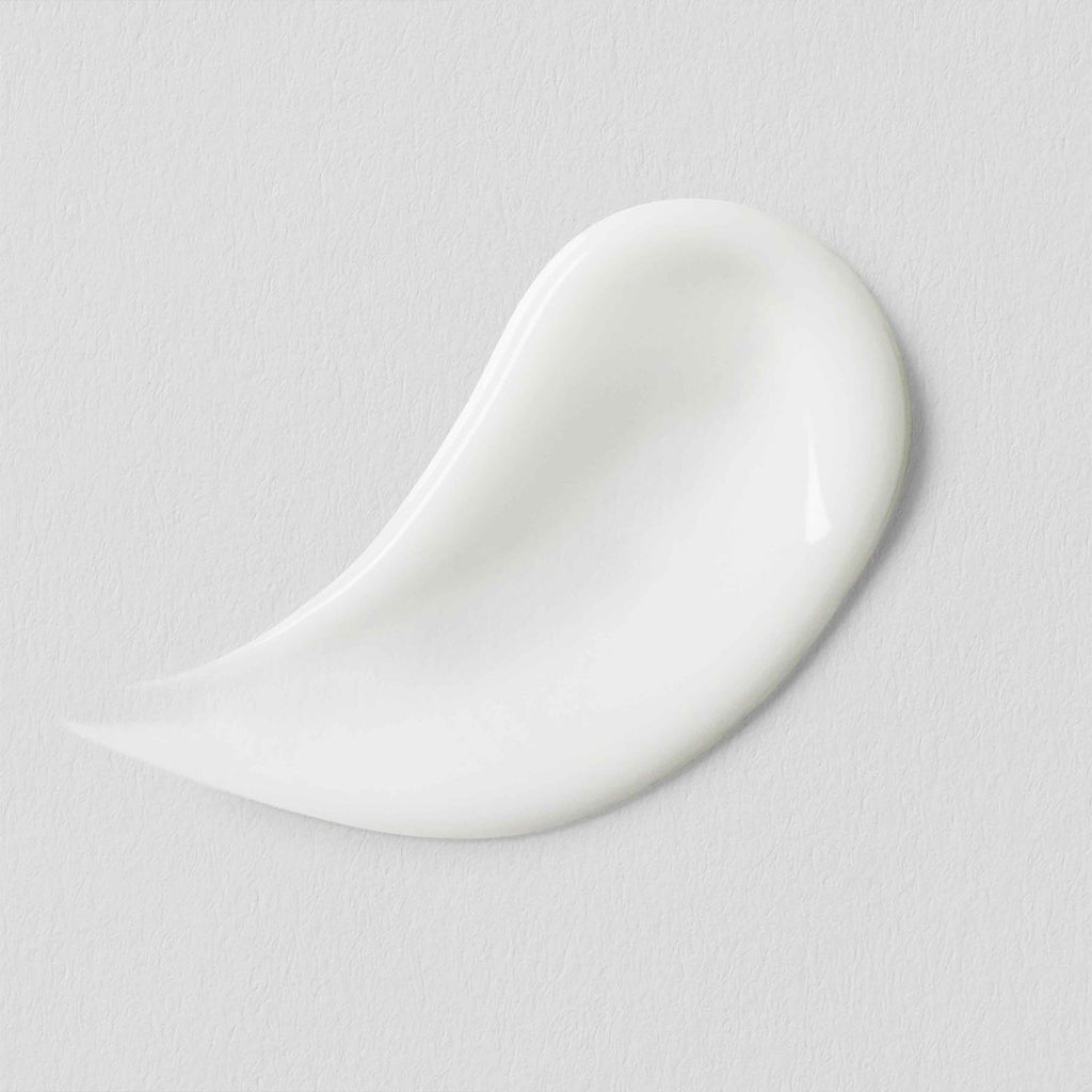 A white swatch of the fragrance free Clear Complexion Acne Serum + Spot Treatment  which shrinks unsightly pimples